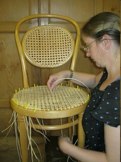 cane chair weaving